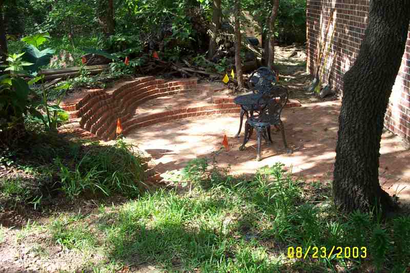 Garden patio
