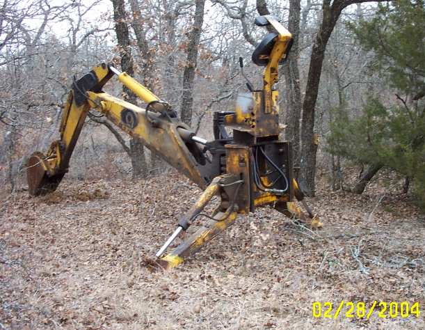 John Deere 350-B backhoe