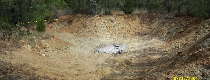 Panorama of the new pond